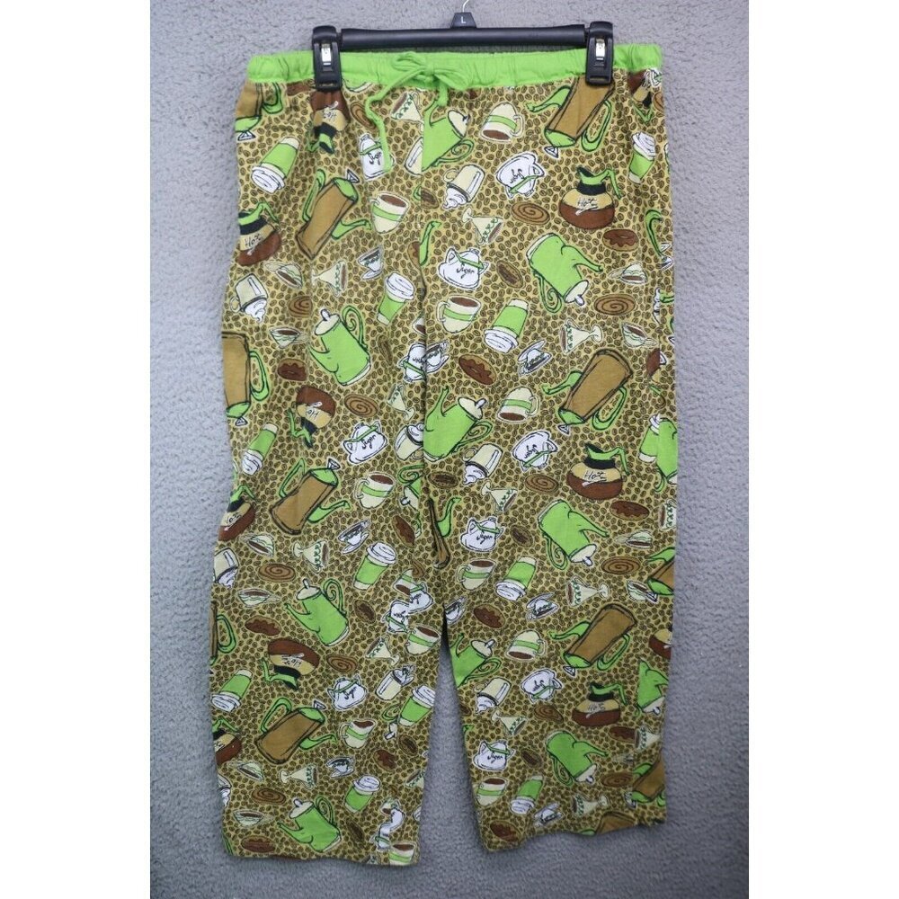 Needy Me Pajama Set-"I Need Caffeine"-Size Large-Drawstring - Picture 2 of 16